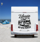 Preview: Wohnmobil Aufkleber: Zuhause ist da wo wir parken Preview: Wohnmobil Aufkleber: Zuhause ist da wo wir parken